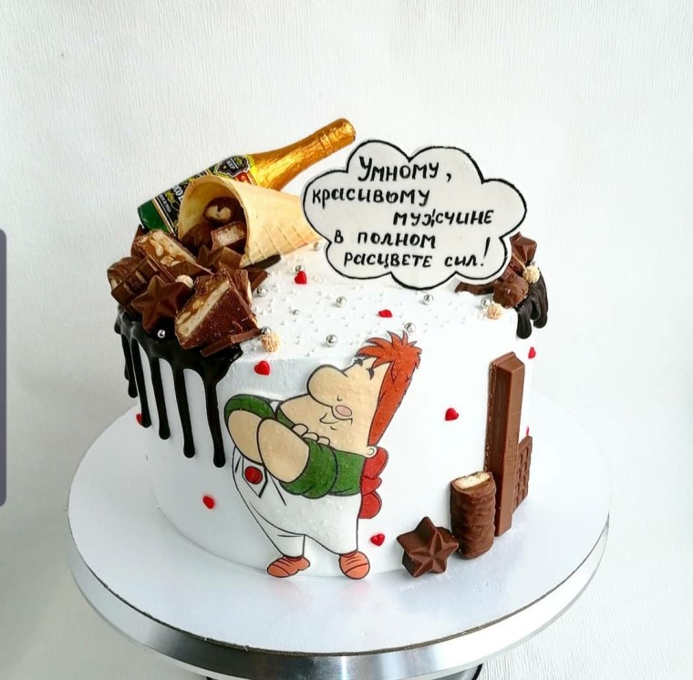 Торт мужчине в самом рассвете сил