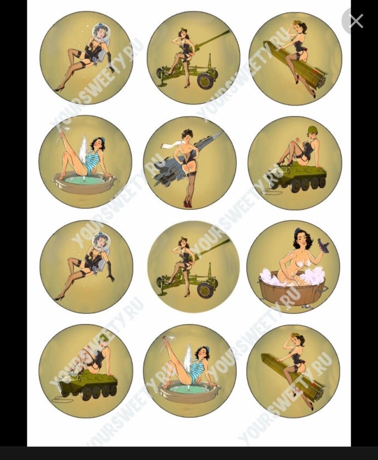 Капкейки на 23 февраля коллегам