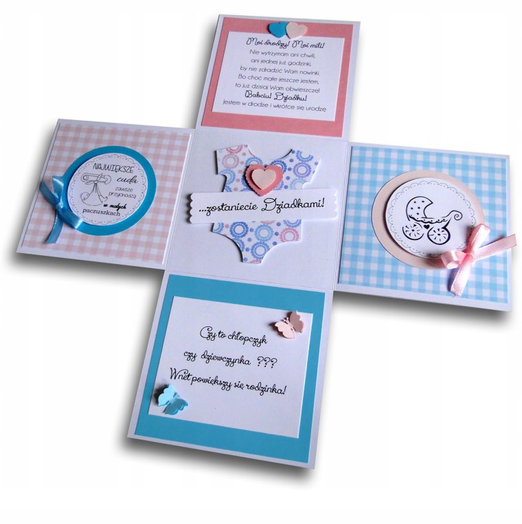 Открытка ты скоро станешь бабушкой и дедушкой