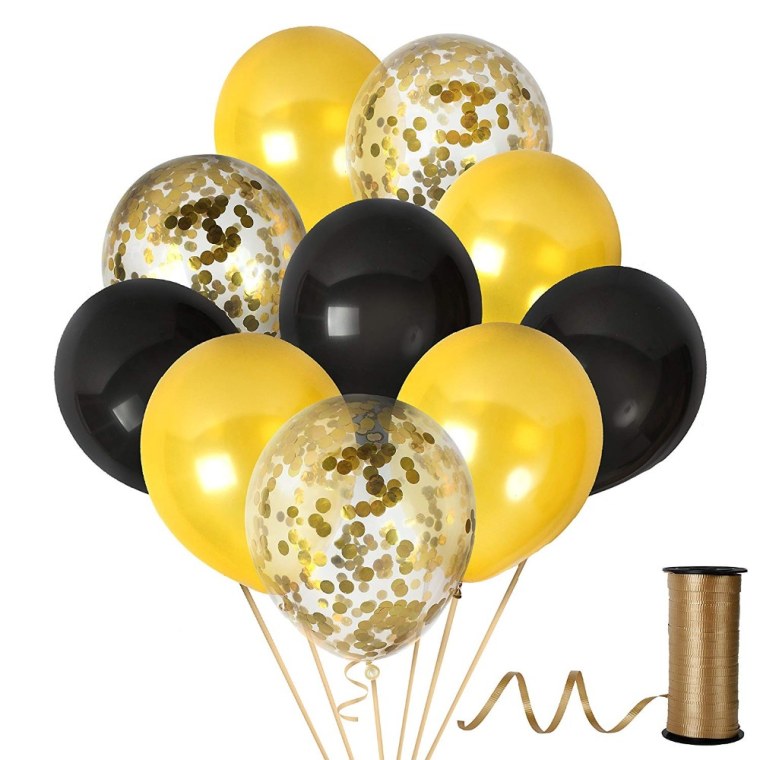 Черные и золотые шары
