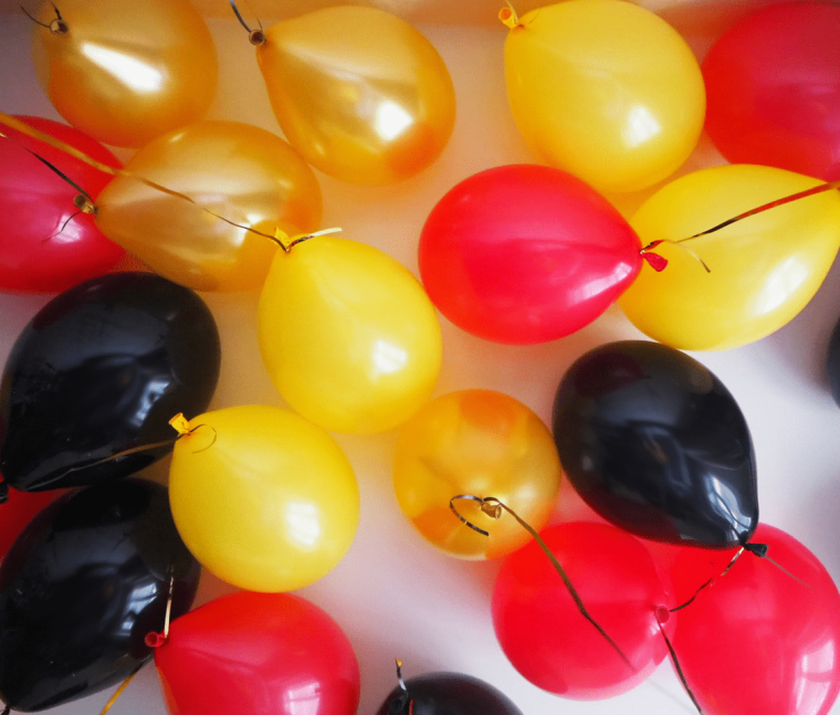 Красно желтые шары