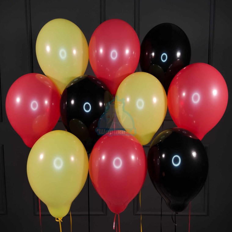 Красно желтые шары