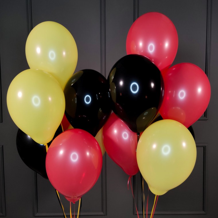Черно желтые шары