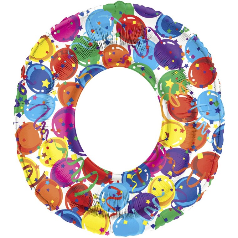 Цифра 0 цветная