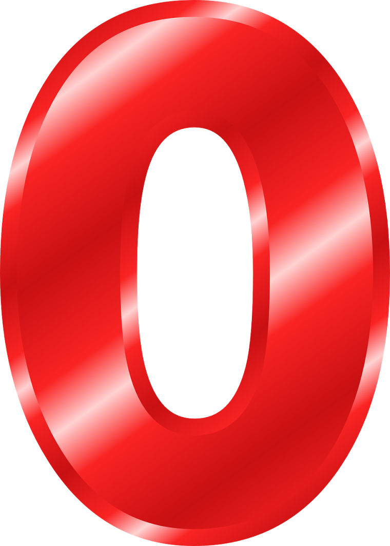 Красивая цифра 0