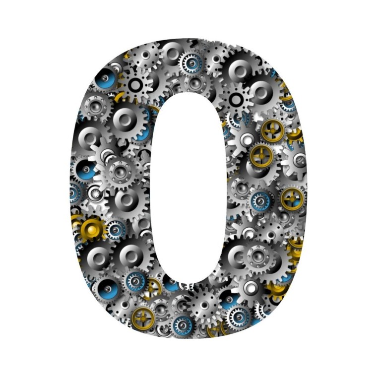 Большие цифры 0