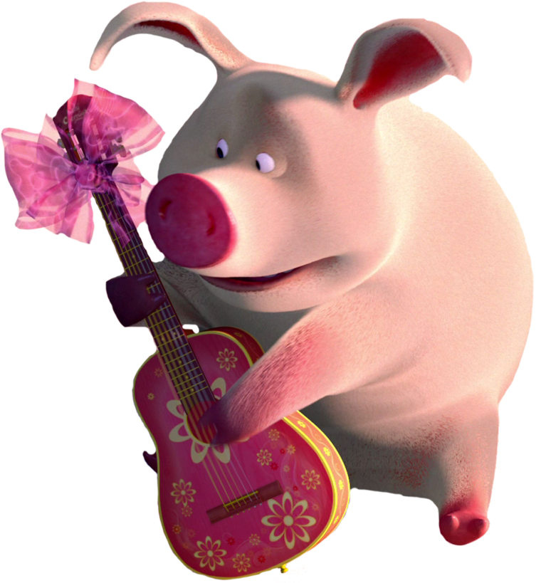 Герои мультфильма Маша и медведь Свинка