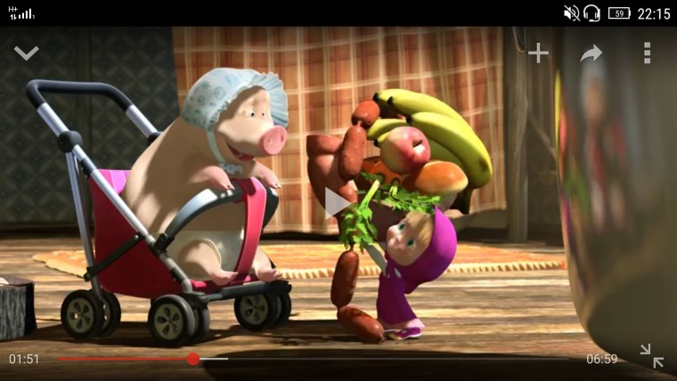 Маша и медведь свинья в коляске