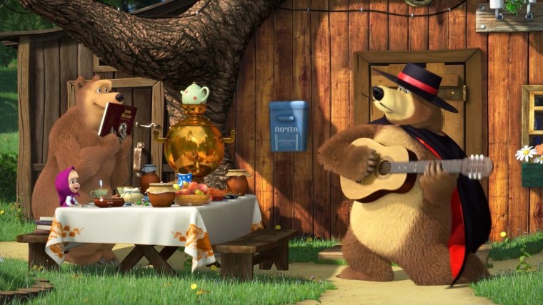 Маша и медведь поезд