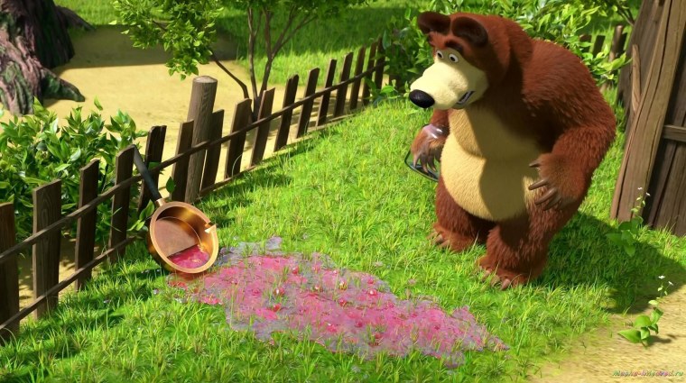 Маша и медведь. День варенья