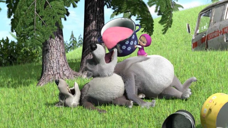 Мультфильм Маша и медведь каша