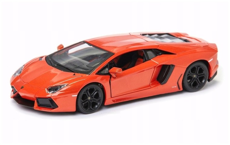 Машина maisto 1:24 Lamborghini Aventador оранжевый 81221