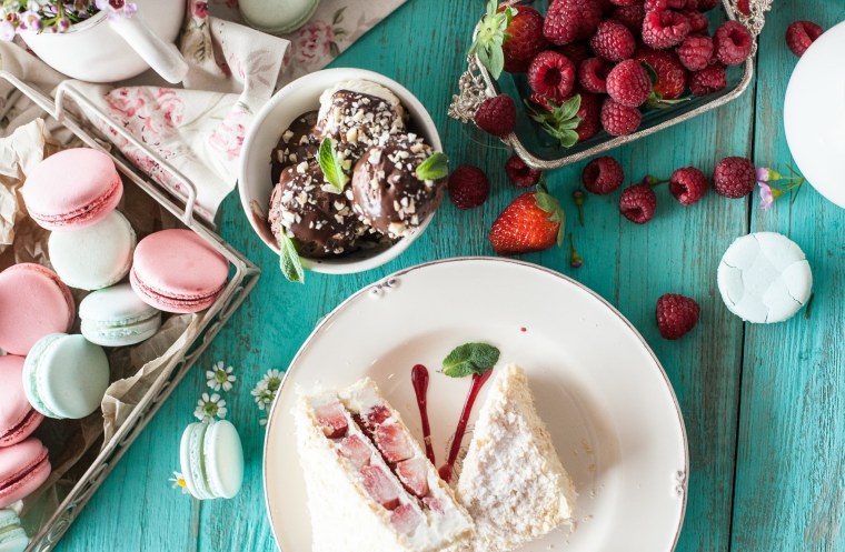 Сладости сверху