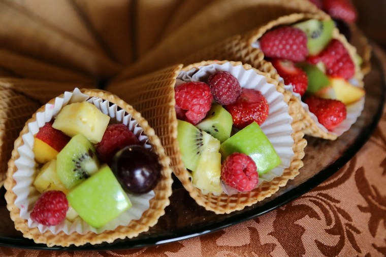 Десерт из фруктов