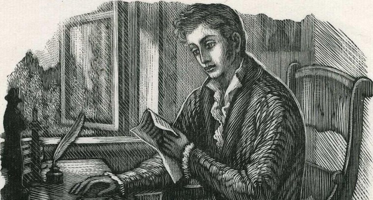 Онегин читает письмо