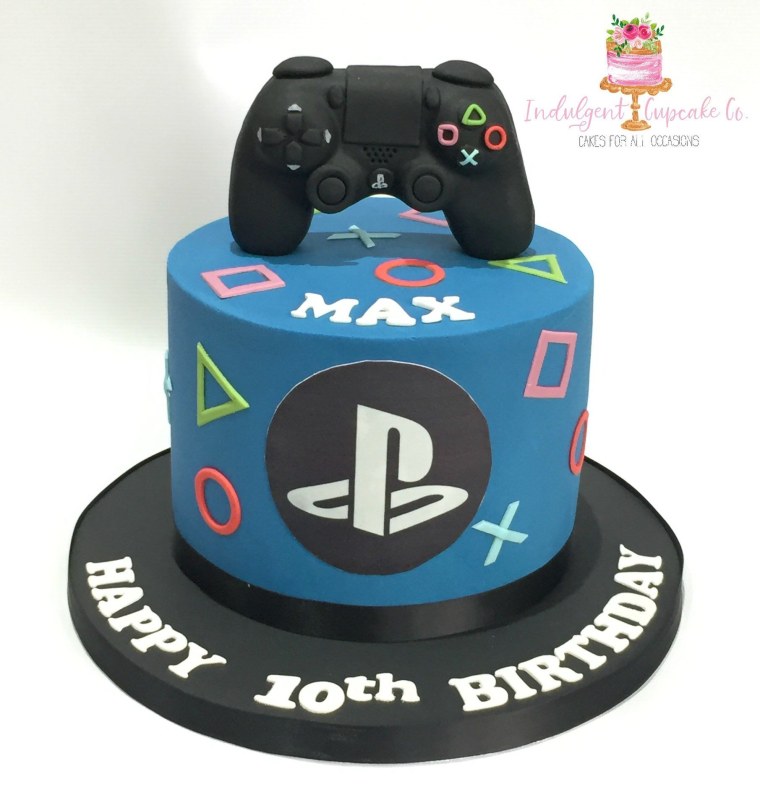 Торт плейстейшен для мальчика