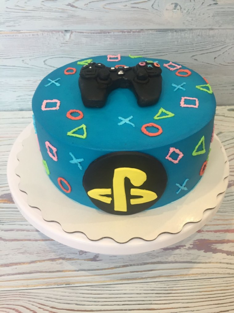 Торт в стиле плейстейшен