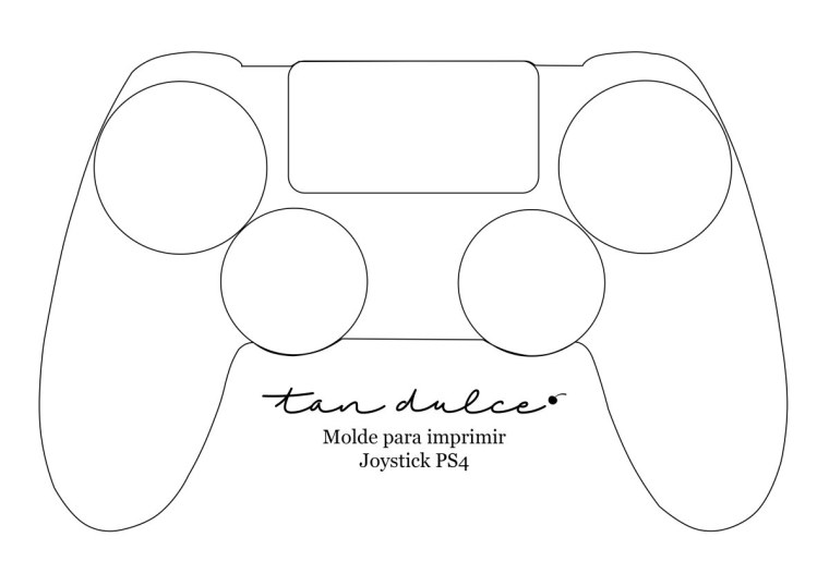 Джойстик макет на торт