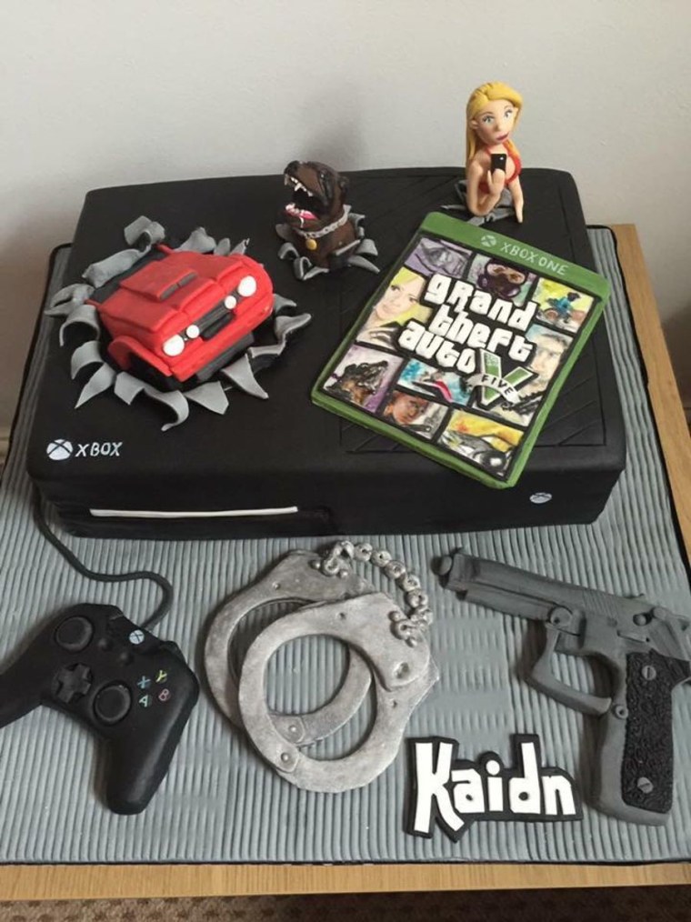 Grand Theft auto v торт