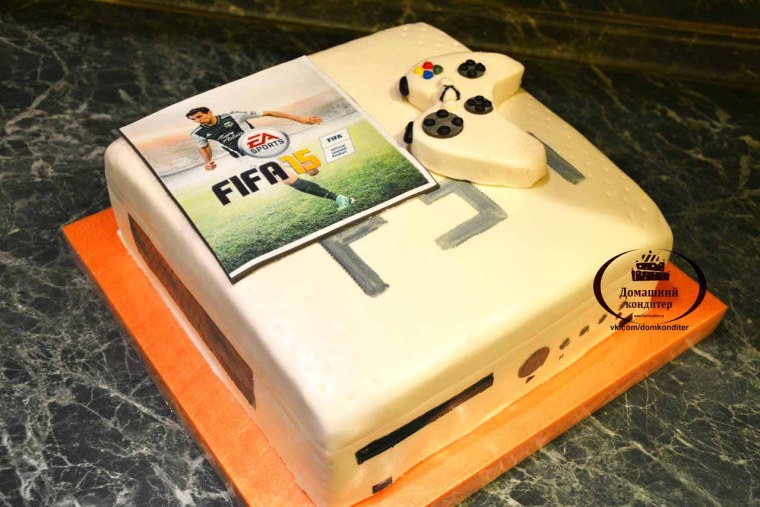 Торт с игровой приставкой