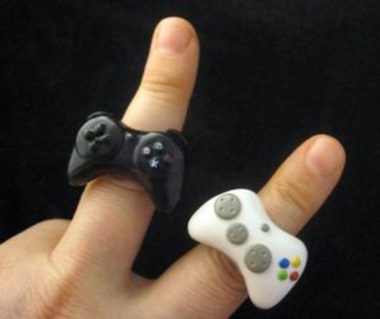 Серьги в виде джойстика