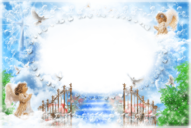 Рамка с ангелами