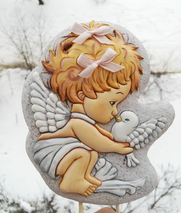 Пряник ангел на крещение