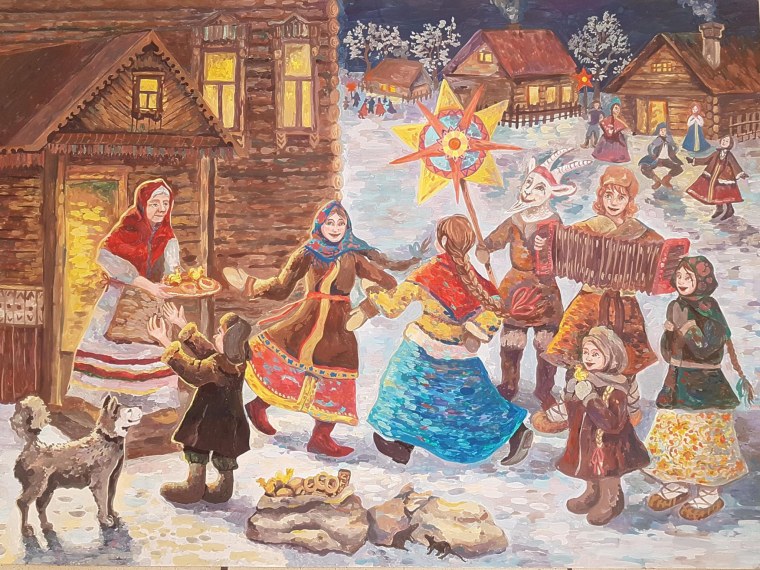 Транковский Алексей Иванович Святки