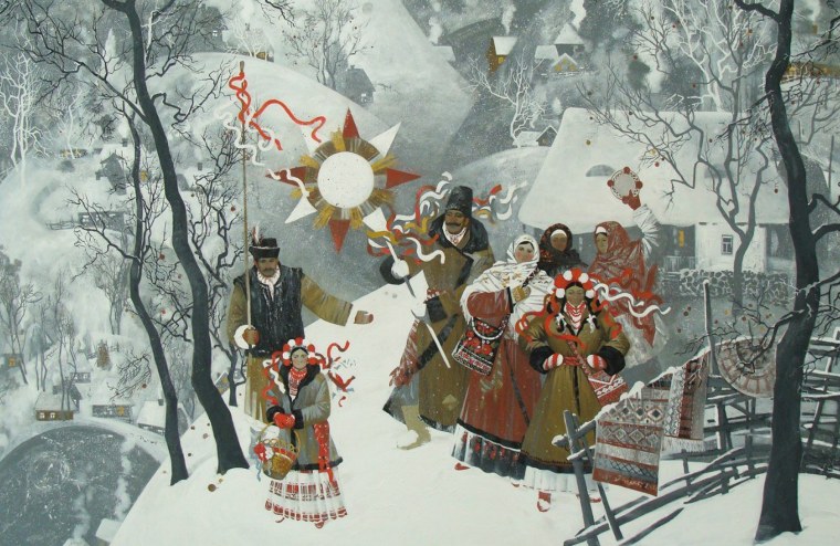 Оксана Архипова зимние Святки