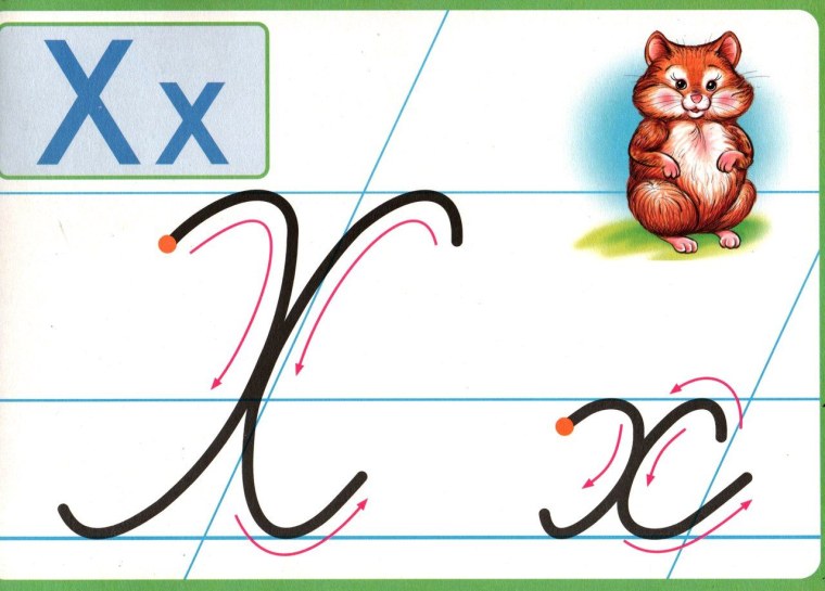 Написание строчной и заглавной буквы а