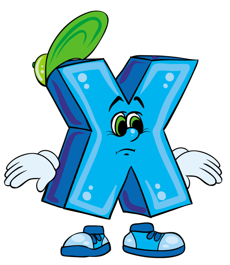 Веселая буква х