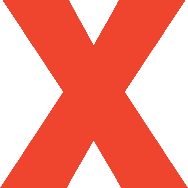 Буква х красная