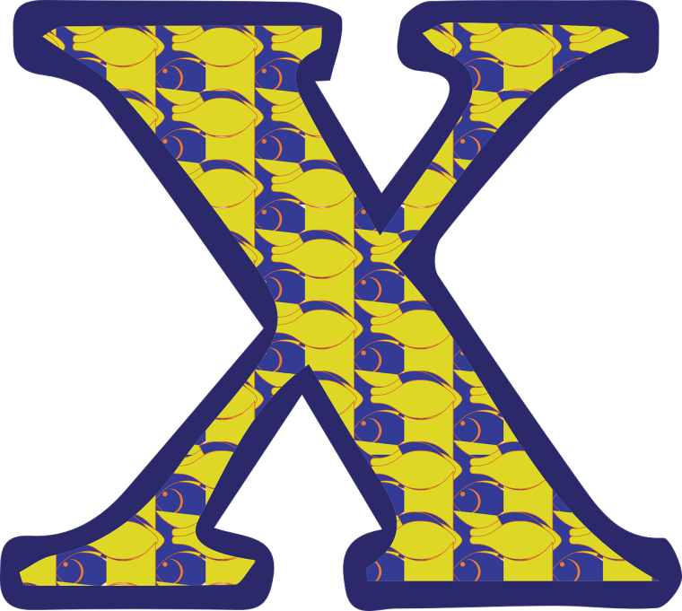 Красивая буква х