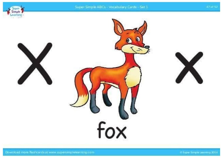 Буква x в английском языке