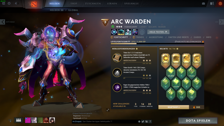 АРК Варден дота 2