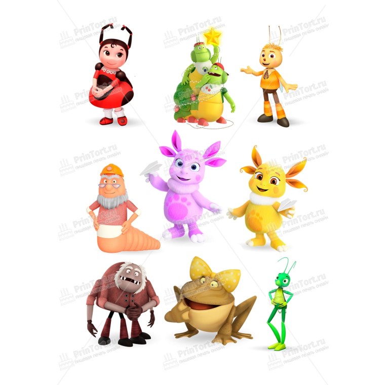 Топперы Лунтик и его друзья