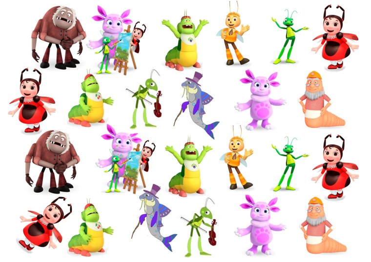 Лунтик картинка на торт