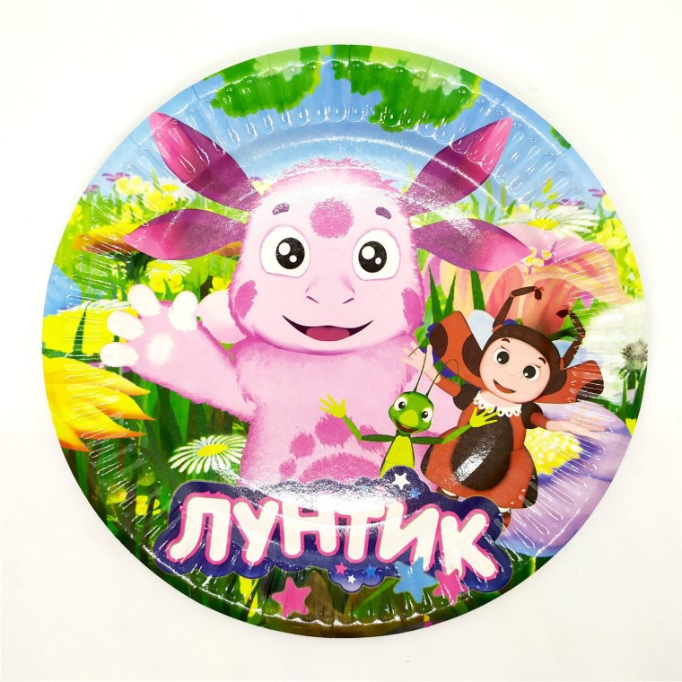 Тарелка с Лунтиком
