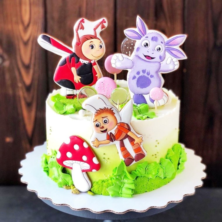 Торт с Лунтиком для мальчика 2 года