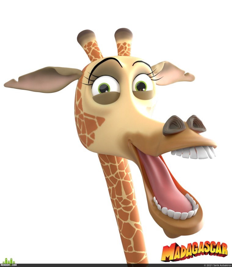 Персонажи мультфильмов Madagascar Melman