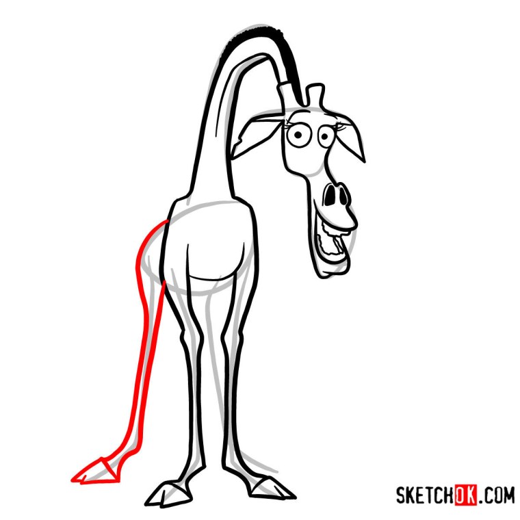 Мелман из Мадагаскара рисунок