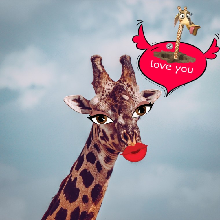 Мелман Жираф с таблетками