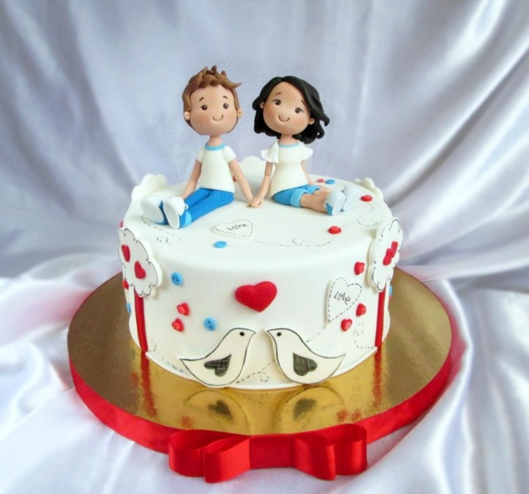 Торт на годовщину свадьбы прикольный