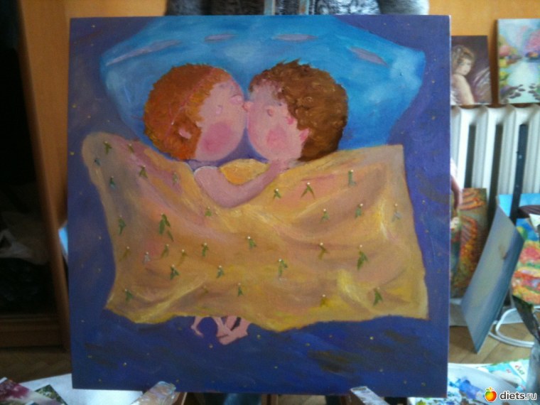 Панно под одним одеялом