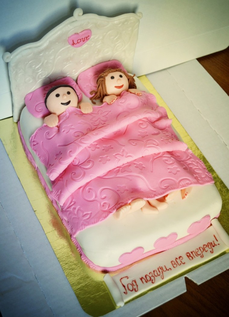 Торт на годовщину с детьми