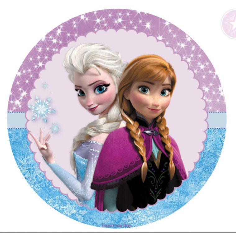 Эльза и Анна Холодное сердце в кругу