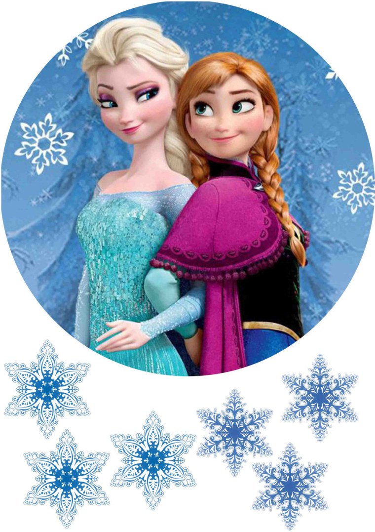 Холодное сердце сахарная печать Анна