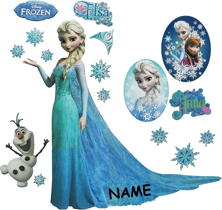 Эльза на вафельной бумаге