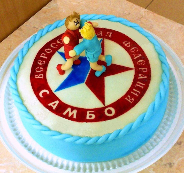 Торт самбо для мальчика