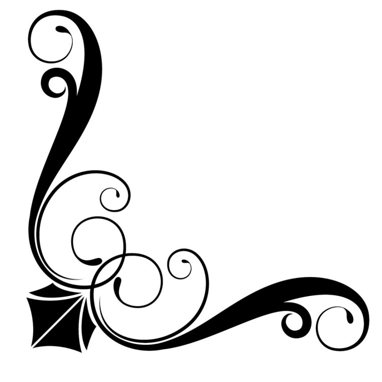 Красивые угловые вензеля